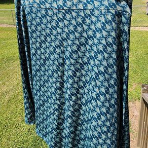 LuRaRoe AZURE skirt, sz XL